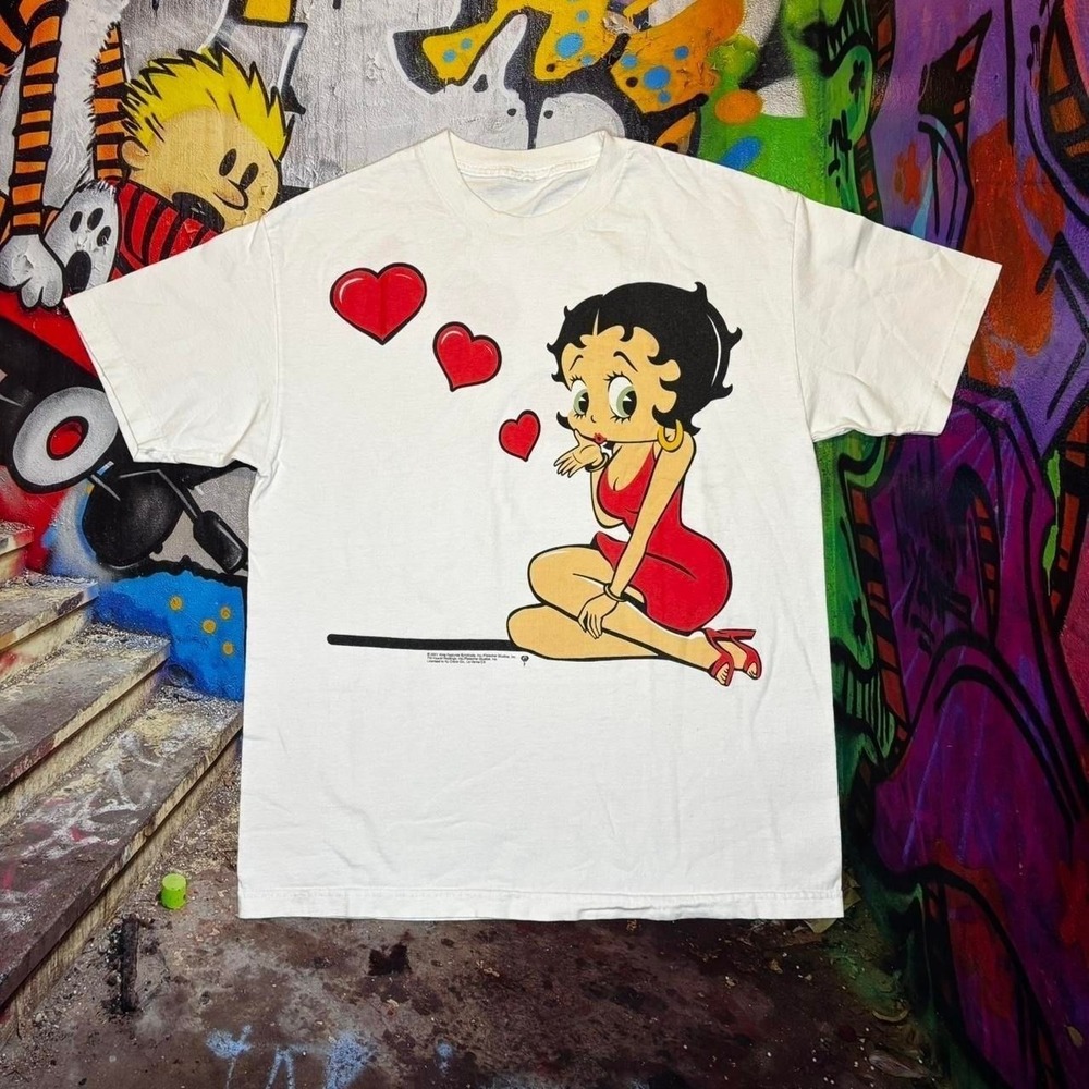 2001 Betty Boop double sided graphic tee